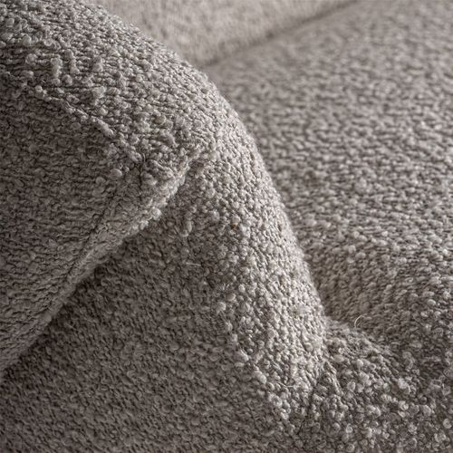 Sofa Jacquard Contemporain En Bois D'orme Finition Vieilli Brun Clair