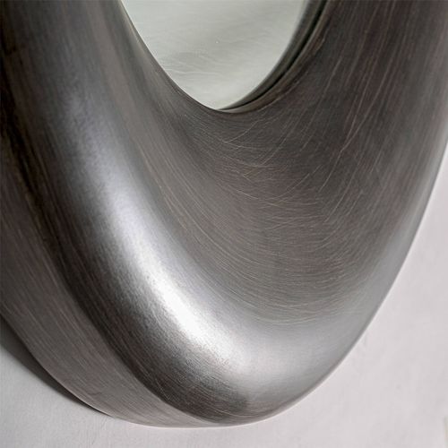 Miroir Décoratif Contemporain Marron Effet Patiné En Résine