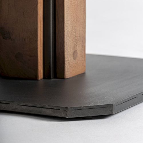 Table De Bar Contemporaine En Bois De Manguier Marron Clair