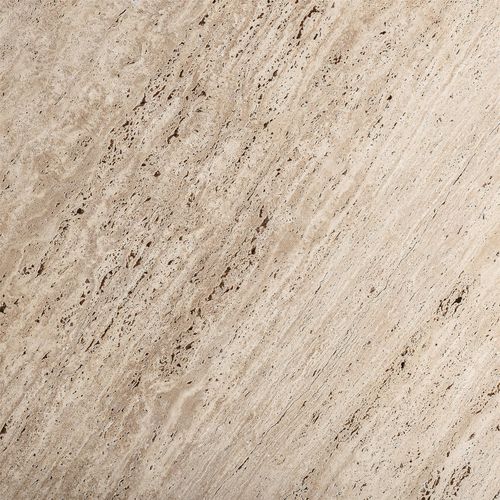 Table De Salle à Manger En Travertin Style Art Déco Beige