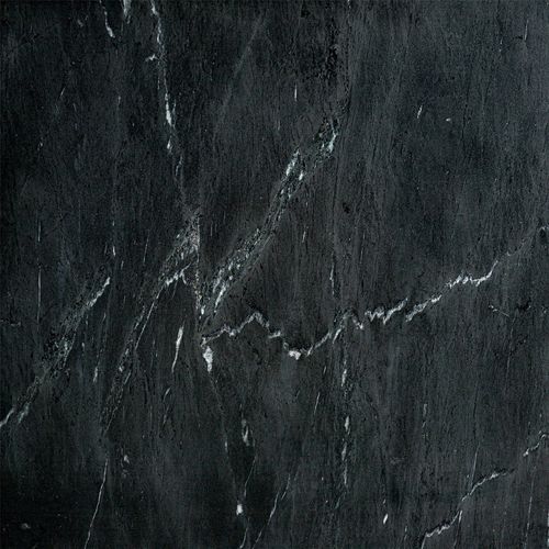 Table d'appoint  Art Déco En Marbre Noir Finition Artisanale