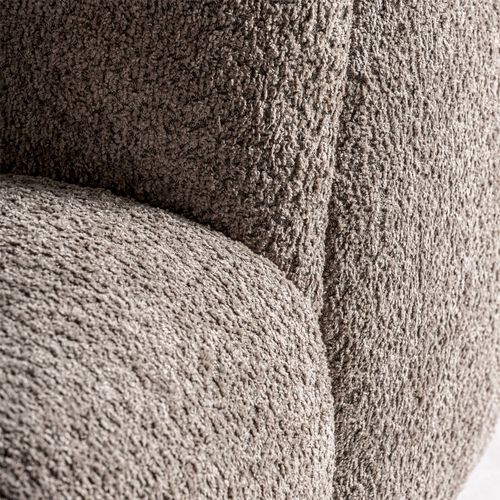 Sofa Contemporain Marron Finition Marbrée Confort Plume De Qualité