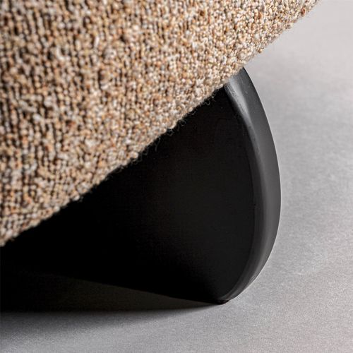 Fauteuil Contemporain En Bois De Pin Marron Finition Marbrée