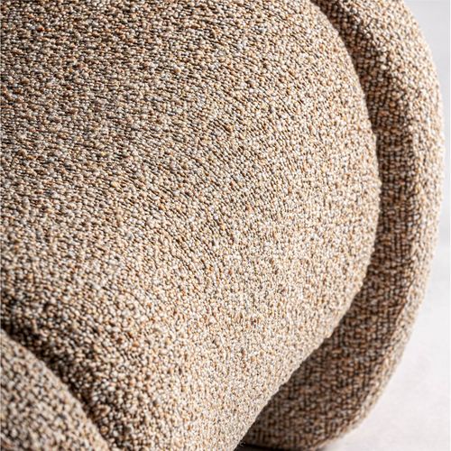 Fauteuil Contemporain En Bois De Pin Marron Finition Marbrée