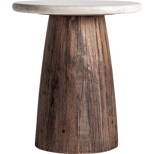 Table Basse Rustique Marron Finition Vieillie En Bois Récupéré