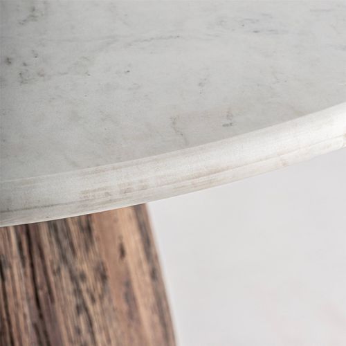 Table Basse Rustique Marron Finition Vieillie En Bois Récupéré