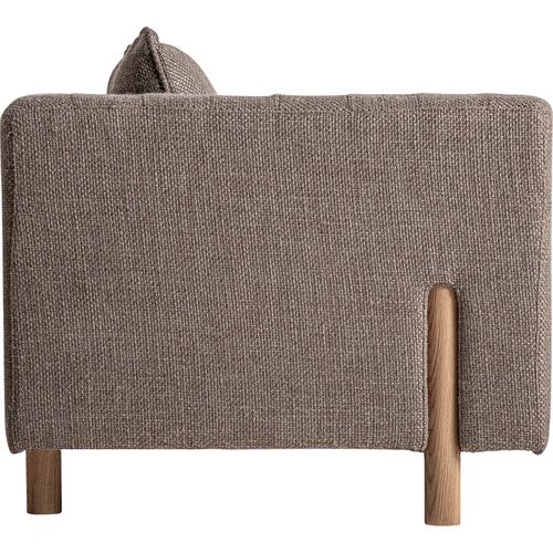 Sofa Colonial Beige En Polyester Marbré Confort Et Élégance