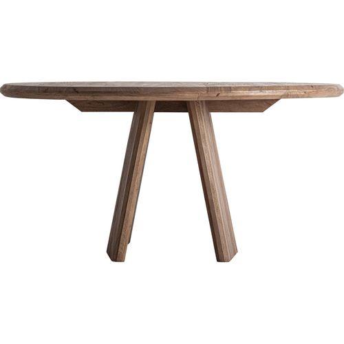 Table De Salle à Manger Contemporaine En Bois De Manguier Marron