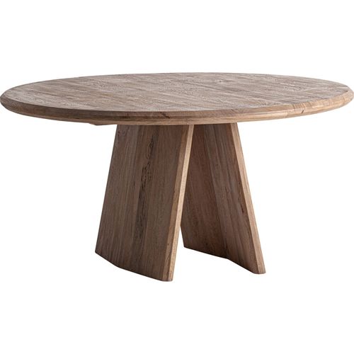 Table De Salle à Manger Contemporaine En Bois De Manguier Marron