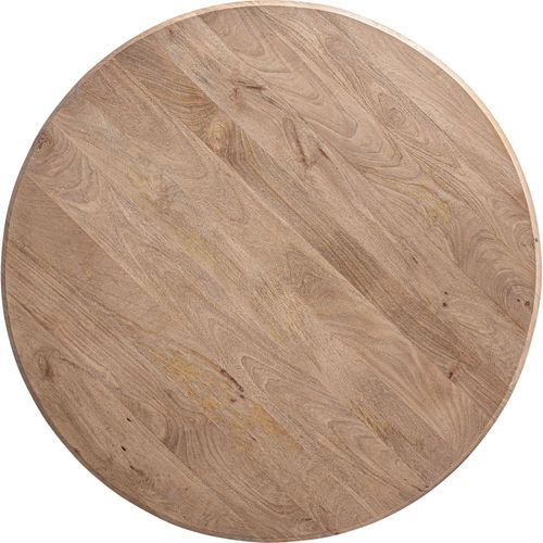 Table De Salle à Manger Contemporaine En Bois De Manguier Marron