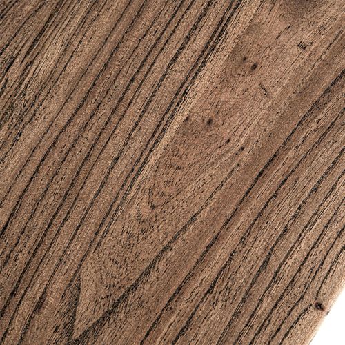 Console En Bois D'orme Finition Marbrée Style Contemporain Marron