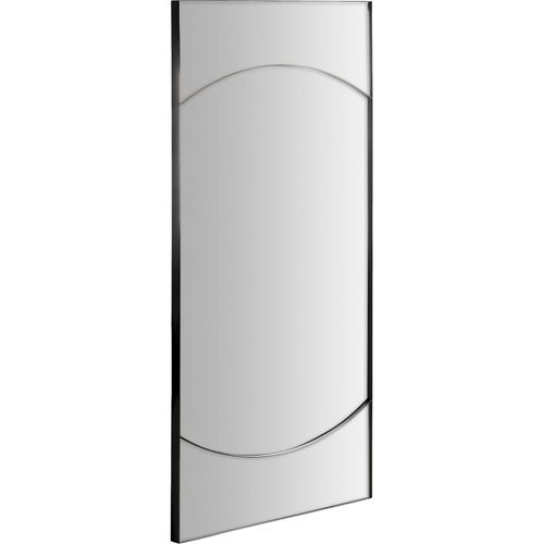 Miroir Mural Moderne En Fer Noir Finition Marbrée Élégante