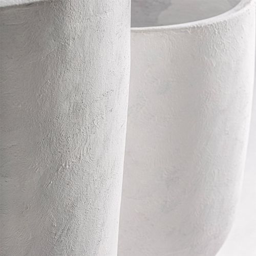 Jarres En Terre Cuite Blanc Cassé Style Contemporain Mate