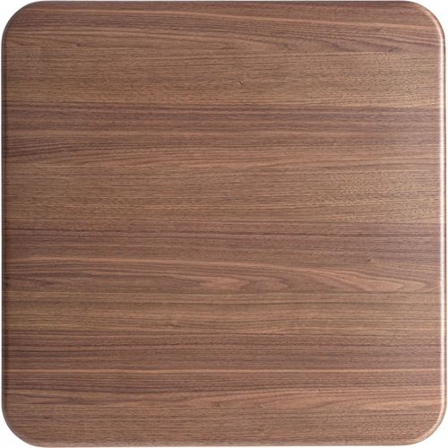 Table Basse Contemporaine En Noyer Finition Artisanale Marron