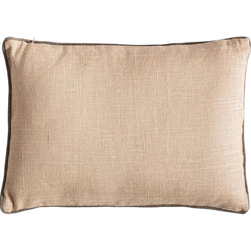 Coussin Beige En Jute Esprit Nature Et Ambiance Apaisante