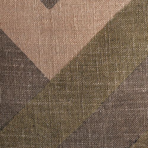 Coussin En Jute Beige Style Classique Aux Lignes Artisanales Épurées