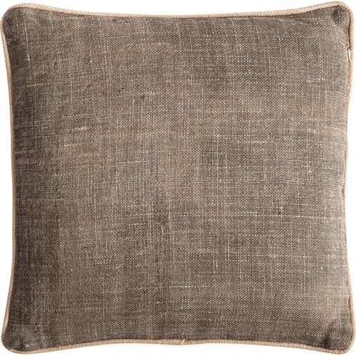 Coussin En Jute Beige Motif Géométrique Style Classique Élégant