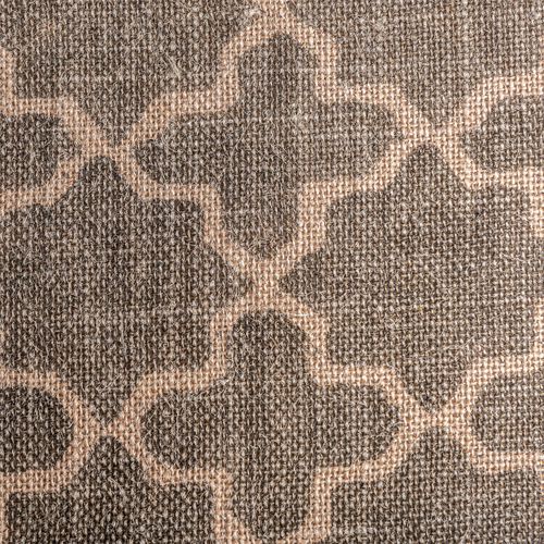 Coussin En Jute Beige Esprit Ethnique Pour Déco Chaleureuse