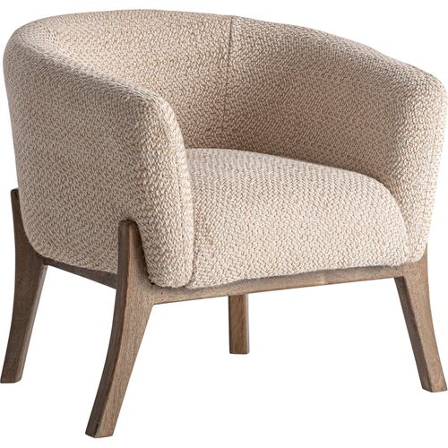 Fauteuil Contemporain En Jute Blanc Cassé Finition Naturelle