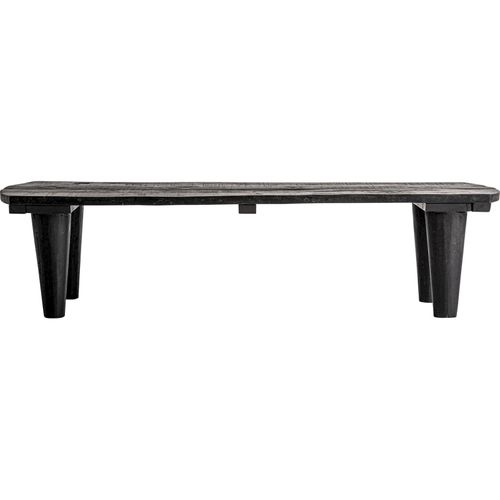 Table Basse Bois Vieilli Noir Style Classique Charme Intemporel