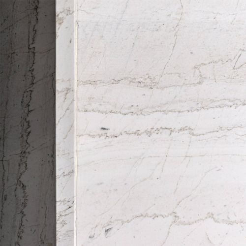 Console En Marbre Blanc Cassé Contemporain Finition Brillante