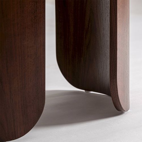 Table De Salle à Manger Contemporaine En Porcelaine Blanche Vieilli