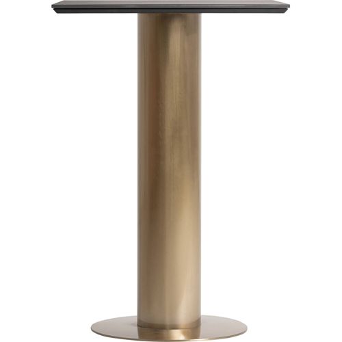 Table De Bar Art Déco En Acier Doré Finition Vieilli