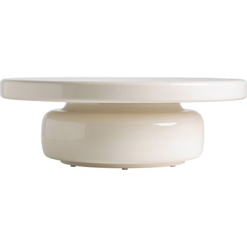 Table Basse Contemporaine Crème Effet Marbré Élégance Nordique