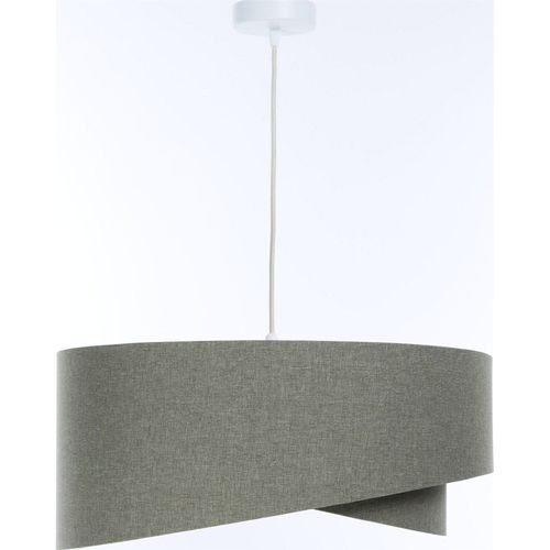 Suspension Boho Tissu Crème Réglable Pour Salon Ou Chambre D. 60 Cm - H25 Cm Beige