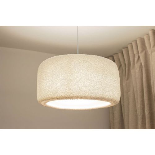 Suspension Nuage En Tissu Peluche Lavable Pour Chambre Enfant D. 30 Cm - H20 Cm Blanc