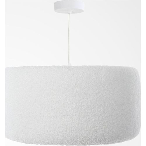 Suspension Nuage En Tissu Peluche Lavable Pour Chambre Enfant D. 40 Cm - H20 Cm Blanc