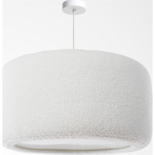 Suspension Nuage En Tissu Peluche Lavable Pour Chambre Enfant D. 50 Cm - H25 Cm Blanc