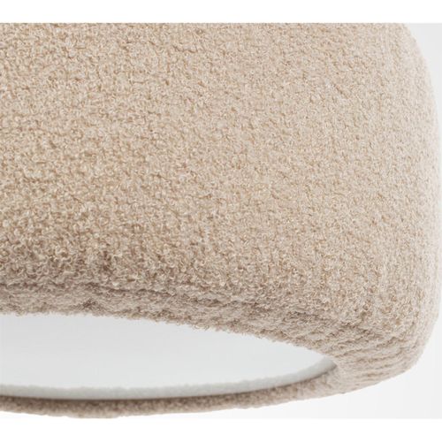 Suspension Nuage En Tissu Peluche Lavable Pour Chambre Enfant D. 30 Cm - H20 Cm Beige