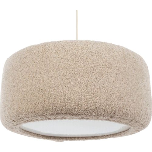 Suspension Nuage En Tissu Peluche Lavable Pour Chambre Enfant D. 50 Cm - H25 Cm Beige