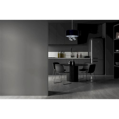 Suspension Élégante Textile Noir Et Boules Décoratives Argentées D. 40 Cm - H16 Cm Noir