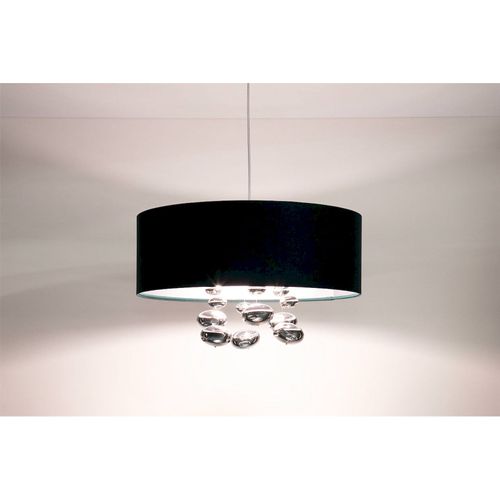 Suspension Élégante Vert Bouteille Et Boules Argentées Décoratives D. 40 Cm - H16 Cm Vert