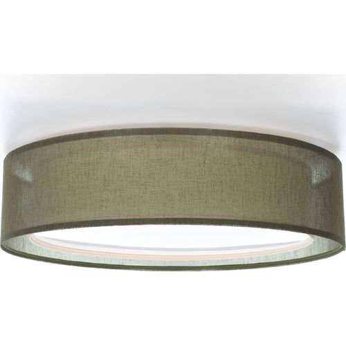 Plafonnier Double Tissu Lumière Douce Pour Intérieur Moderne D. 50 Cm - H16 Cm Vert