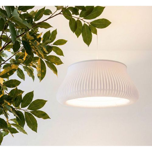 Suspension Design Ajustable Blanche Style Moderne Pour Salon D. 45 Cm Blanc