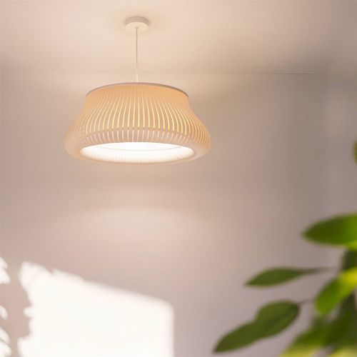 Suspension Design Blanc Forme Originale Pour Salon Ou Chambre D. 45 Cm Blanc