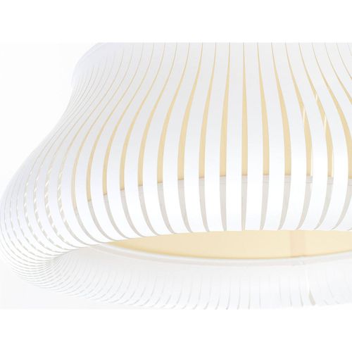 Suspension Design Blanc Forme Originale Pour Salon Ou Chambre D. 45 Cm Blanc