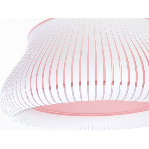 Suspension Design Blanche Forme Originale Pour Salon Moderne D. 45 Cm Blanc