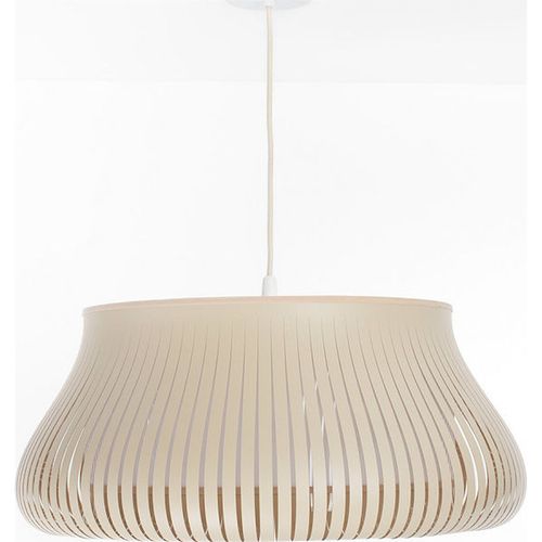 Suspension Design Moderne En Polypropylène Blanc Pour Salon Élégant D. 45 Cm Blanc