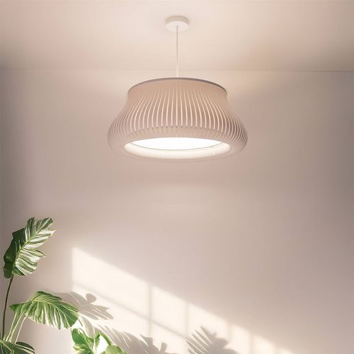 Suspension Design Moderne Ajustable En Polypropylène Blanc D. 45 Cm Blanc