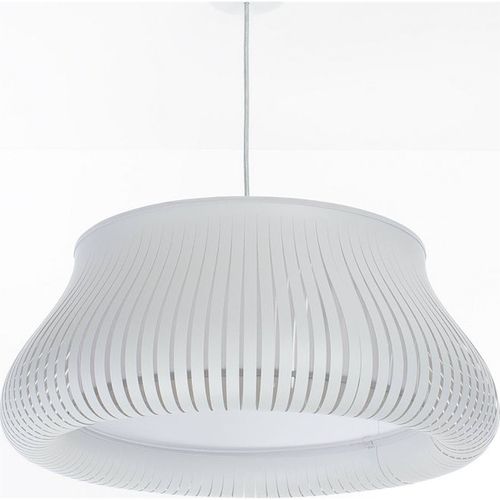 Suspension Design Moderne Ajustable En Polypropylène Blanc D. 45 Cm Blanc