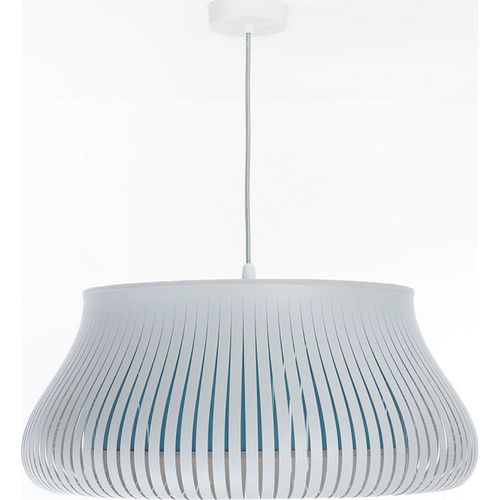 Suspension Design Forme Originale Blanc Lumière Ajustable Salon D. 45 Cm Blanc
