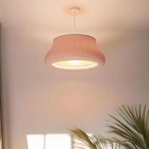 Suspension Design Moderne En Polypropylène Blanc Forme Originale D. 45 Cm Blanc