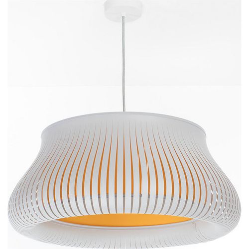 Suspension Design Moderne En Polypropylène Blanc Forme Originale D. 45 Cm Blanc