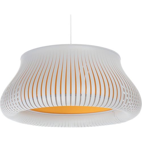 Suspension Design Moderne En Polypropylène Blanc Forme Originale D. 45 Cm Blanc