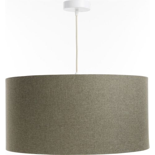 Suspension Tissu Bohème Élégante Ambiance Douce Réglable D. 50 Cm - H25 Cm Beige