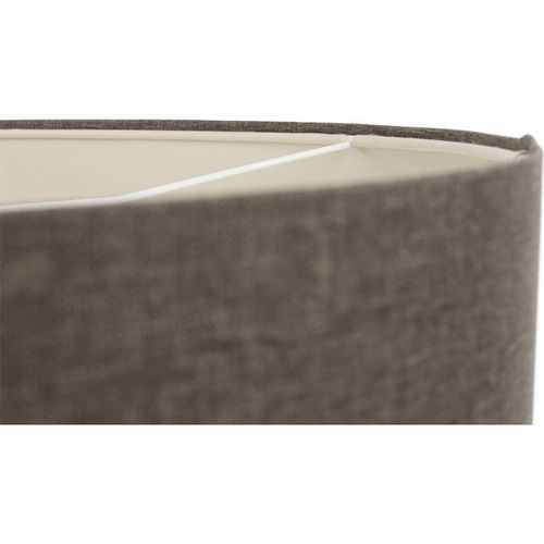 Suspension Tissu Boho Élégant Lumière Douce Ajustable Salon D. 40 Cm - H20 Cm Beige